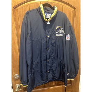 Rare Vintage San Diego Chargers NFL Starter Jacket / Coat Size XL 90s with Hood
